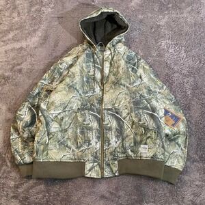 REALTREE carhartt like bass creek camo hooded jacket